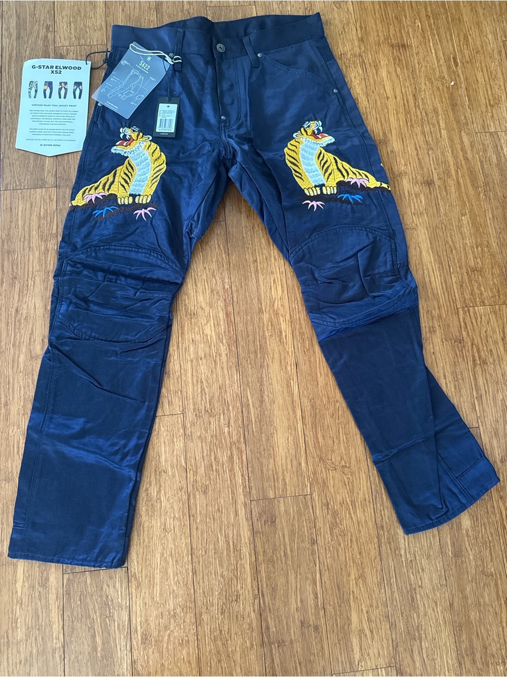 G-Star Raw Elwood X52 Men’s Muy Thai Tiger Embroidery pant
